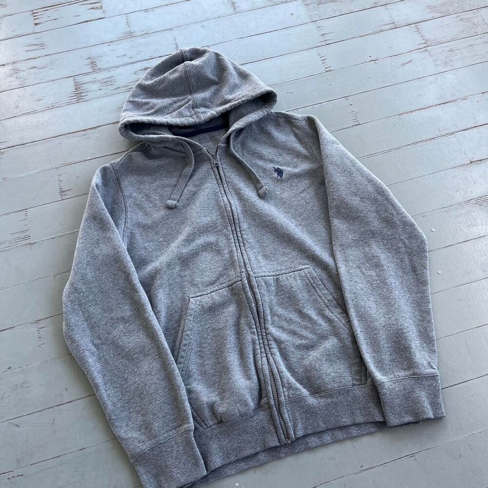 US Polo Association streetwear y2k zip up hoodie
